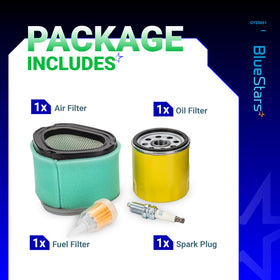 BlueStars GY20661 oil filter showing durable metal housing for clean oil flow