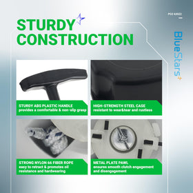 BlueStars compatibility with Harbor Freight Predator auger for 52cc 2HP engines.