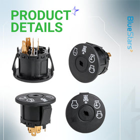 BlueStars ignition switch brass terminals for strong conductivity