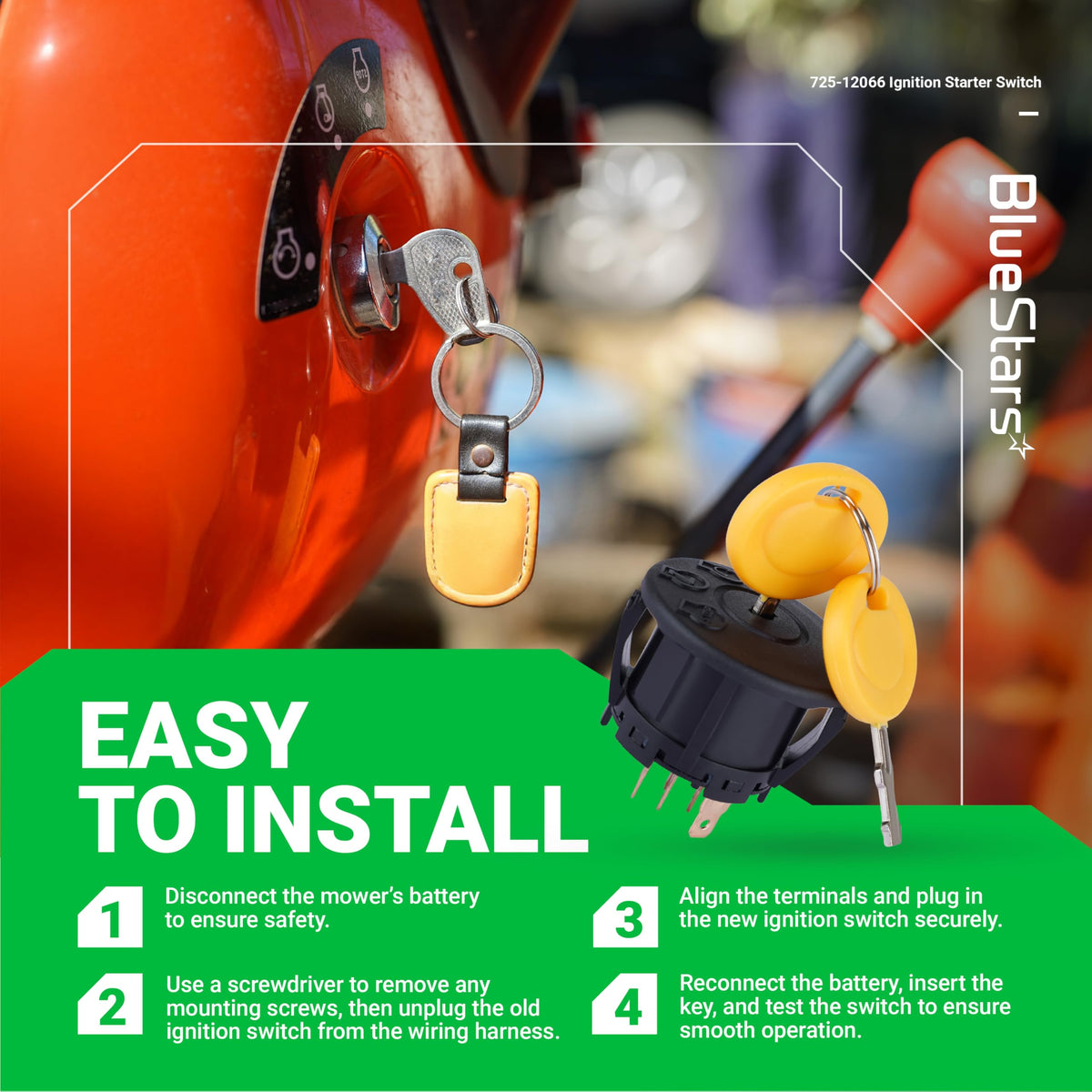 BlueStars durable construction supports long-lasting performance in seasonal use.