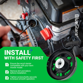 BlueStars compatible engine start kit, quick installation guidance included.