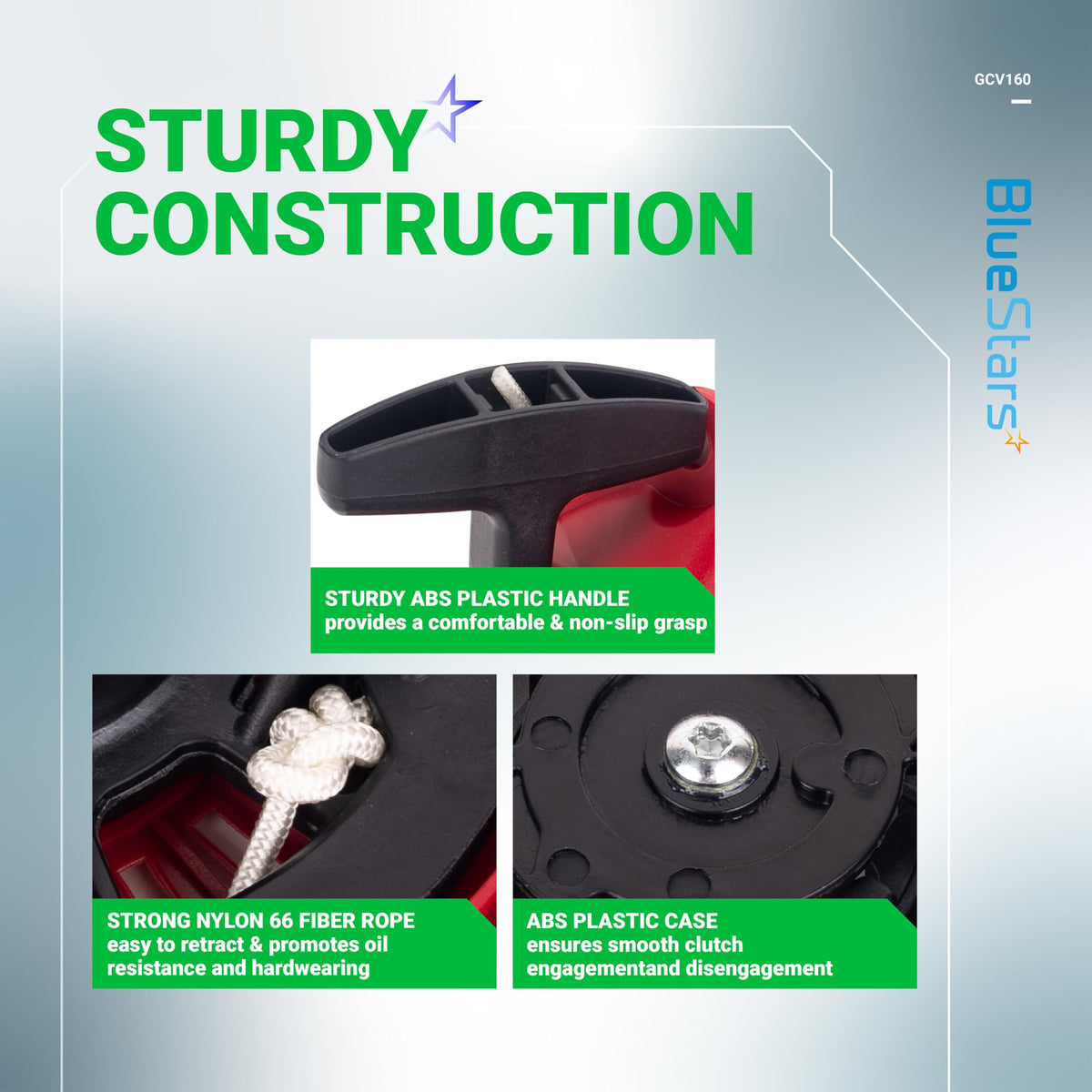 BlueStars lawn mower engines compatibility for GC/GCV models