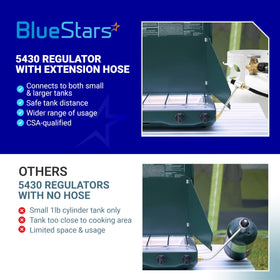 BlueStars lifetime protection badge suggesting long-term coverage