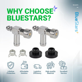 BlueStars lifetime protection label signals reliable coverage for repairs