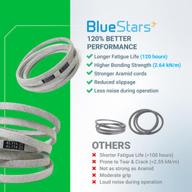 BlueStars M126536 packaging emphasizes lifetime protection and warranty.