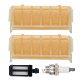 BlueStars MS250 air filter kit front view for MS saws, compact and improves airflow.