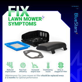 BlueStars outdoor-ready design withstands harsh conditions during lawn care