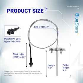 BlueStars pb1000xl-025-r00-v2 probe tip detail for precise temps.