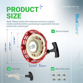 BlueStars pull rope nylon fiber for easy retraction and grip