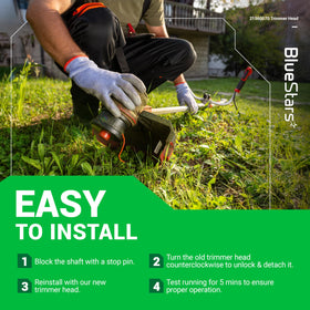 BlueStars SRM trimmer head fixes common issues like sticking or stripped threads