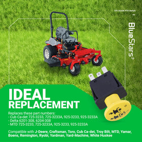 BlueStars tin-plated terminals provide corrosion resistance.