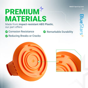 High-impact ABS material highlights durability of BlueStars cap cover