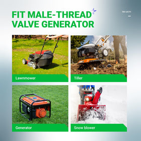 BlueStars weather-resistant construction suited for outdoor lawn and snow equipment