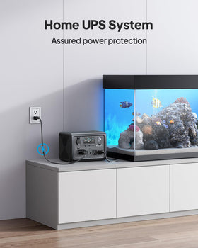 BLUETTI EB3A box includes cables and manual for easy setup.