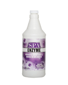 Bluewater Spa Enzymes bottle pour for simple dosing and clearer spa water.