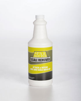 Bluewater Spa Scale Remover calcium removal showing enhanced mineral-free components.