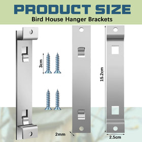 Blulu bracket with screws ready for sturdy fastening to wood posts