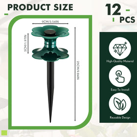 Blulu hose holder spike green stake supports hoses for tidy watering around plants