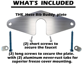 BluMare Hose Bib Buddy freeze-cover hold prevents brittle hardware in cold seasons.