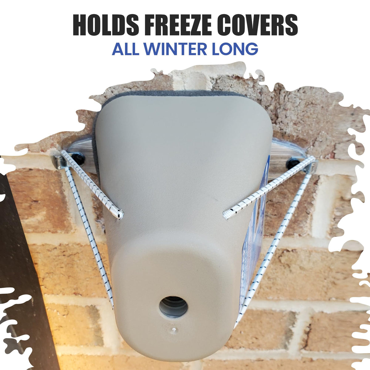 BluMare Hose Bib Buddy wobble-free design keeps connections tight and reliable.