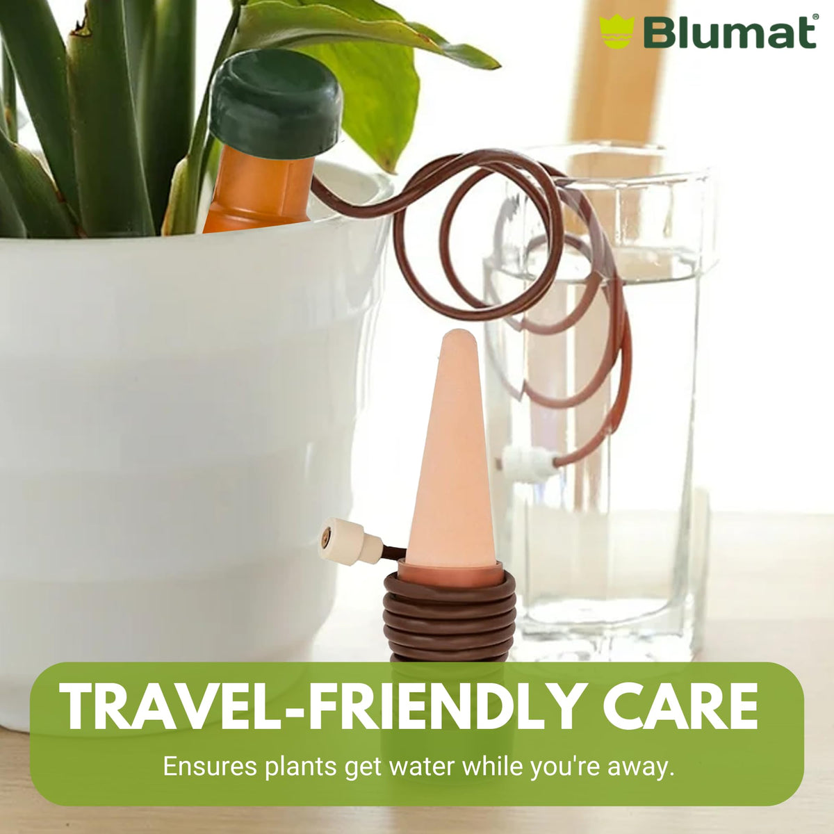Prevents overwatering and underwatering through precise moisture delivery.