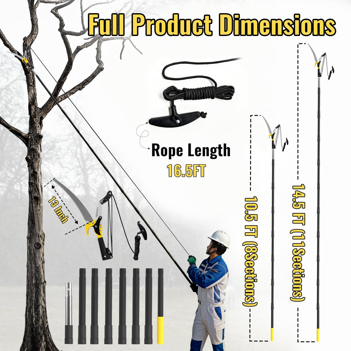 BlumeTrec 2-in-1 pruner and saw head enables versatile limb cuts