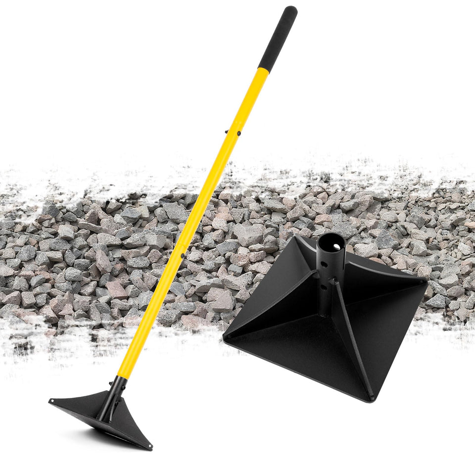 BlumeTrec 8x8 steel tamper head for durable, even ground compaction.