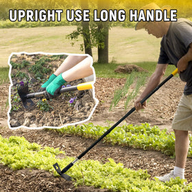 BlumeTrec adjustable handle extends from 26.5 to 68 inches for reach