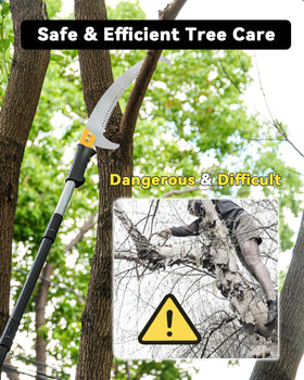 BlumeTrec anti-slip grip ensures control during pruning