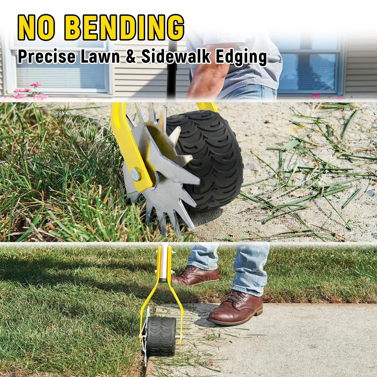 Easy assembly and height adjustability speed up setup before edging sessions.
