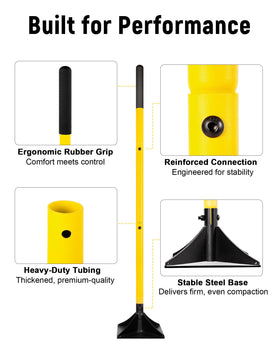 BlumeTrec ergonomic rubber grip provides comfortable, non-slip control.
