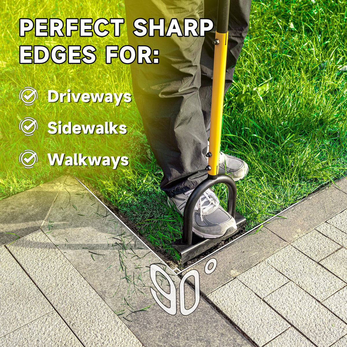 BlumeTrec extra-wide footplate provides stable edging stance.