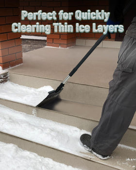 BlumeTrec flat shovel easy assembly enables quick setup and storage