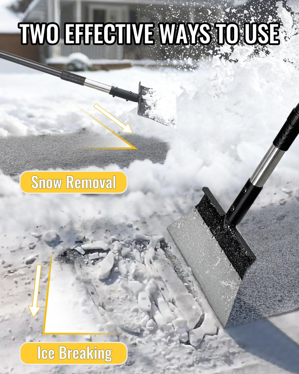 BlumeTrec flat shovel heavy-duty steel frame delivers durable performance in rugged conditions