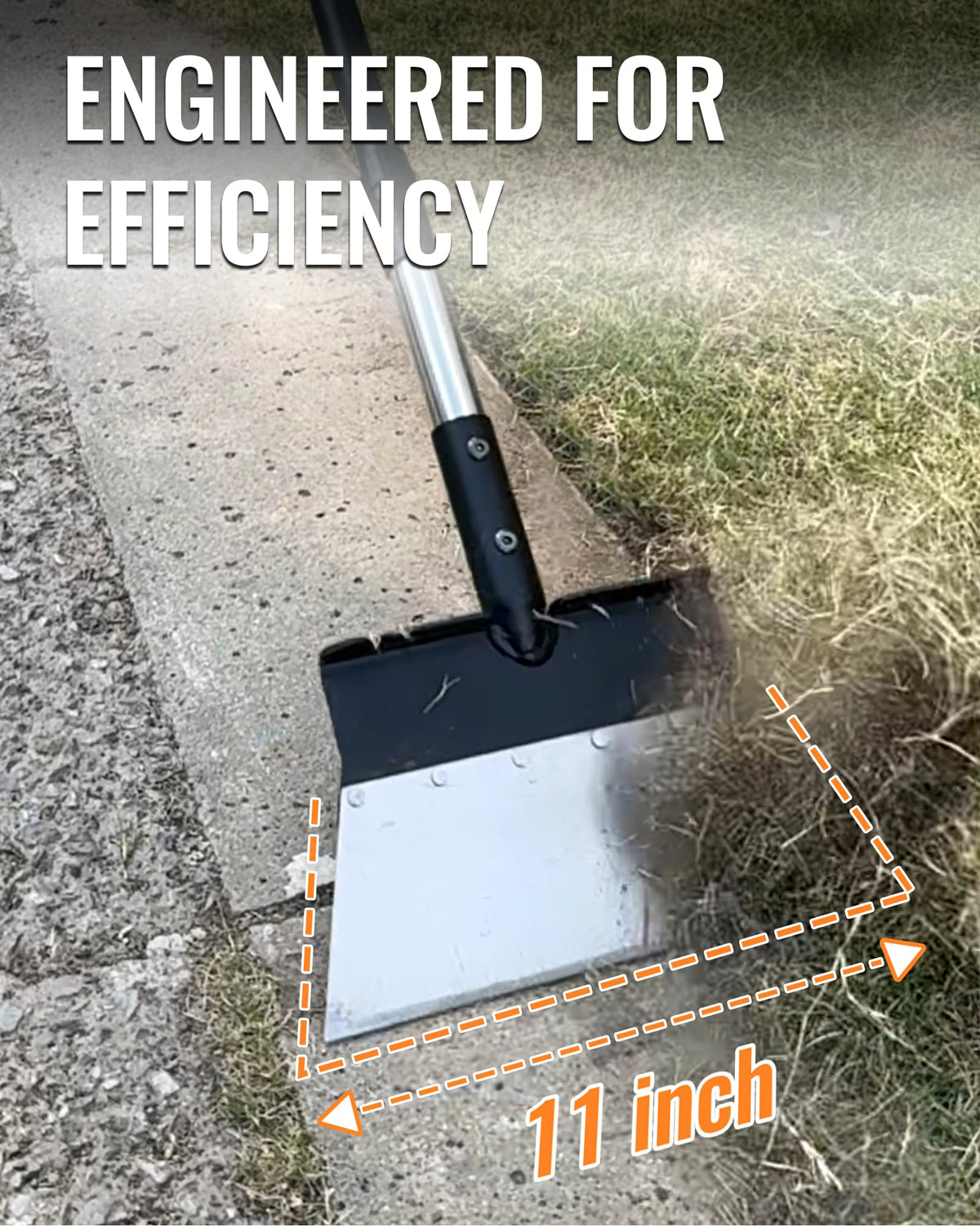 BlumeTrec Garden Flat Shovel ice-removal on sidewalks and driveways.