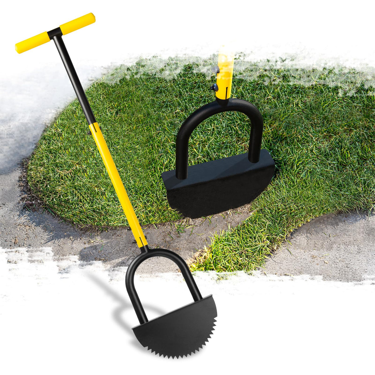 BlumeTrec manual edger with adjustable length for versatile reach.