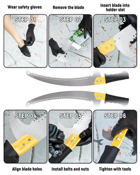 BlumeTrec tool suited for yard and forestry pruning tasks