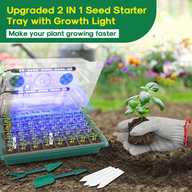 BlumWay power options via USB or AC for versatile indoor gardening