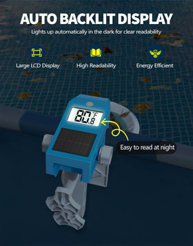 BluSwim anti-float snap ring keeps debris contained at the surface for consistent skimming.