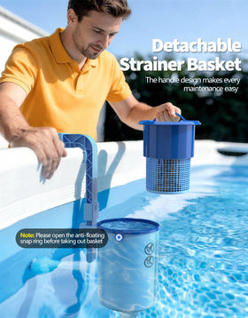 BluSwim thickened PP material resists sun and pool chemicals.