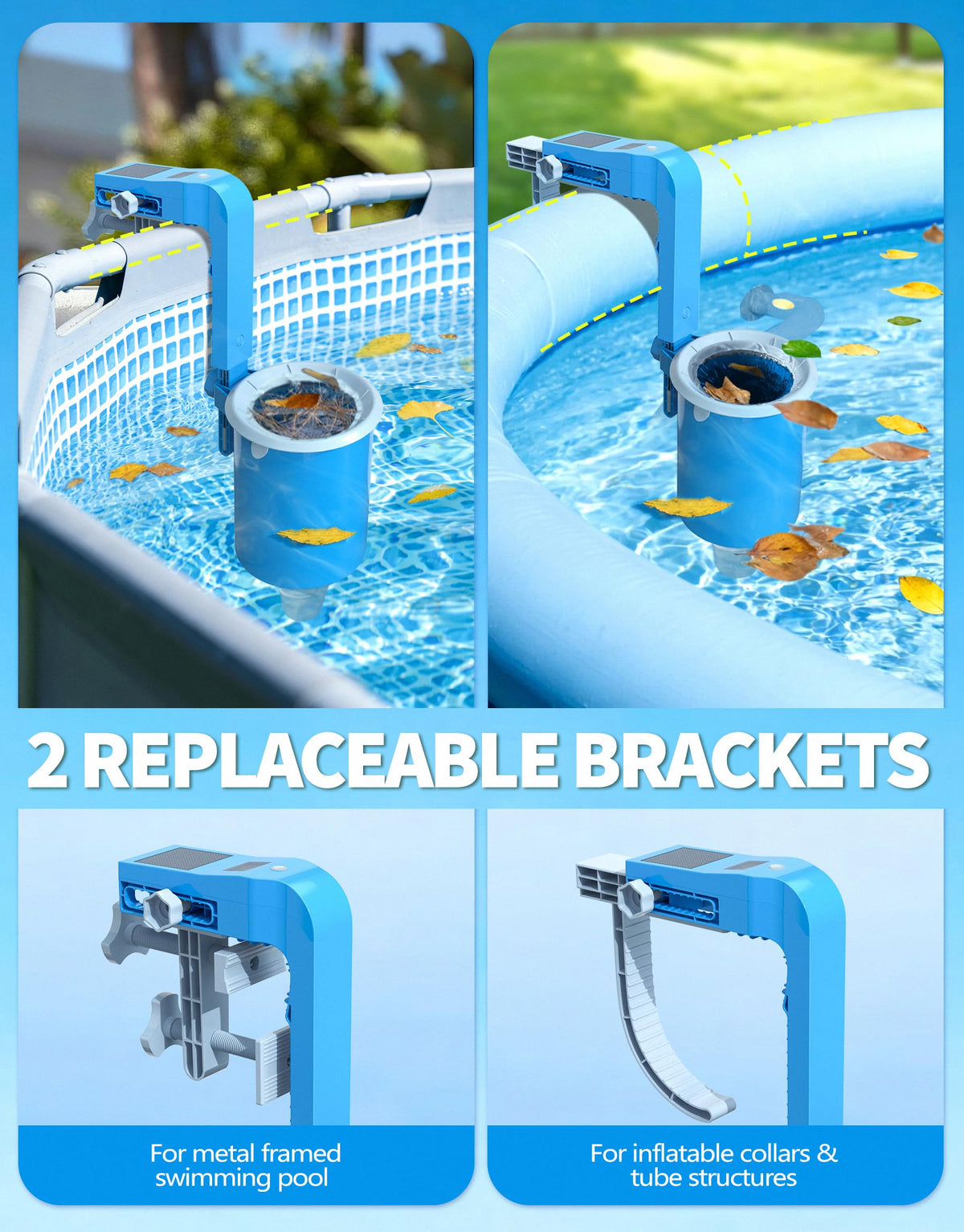 BluSwim UV-resistant durability resists sun exposure and pool chemicals for longevity.