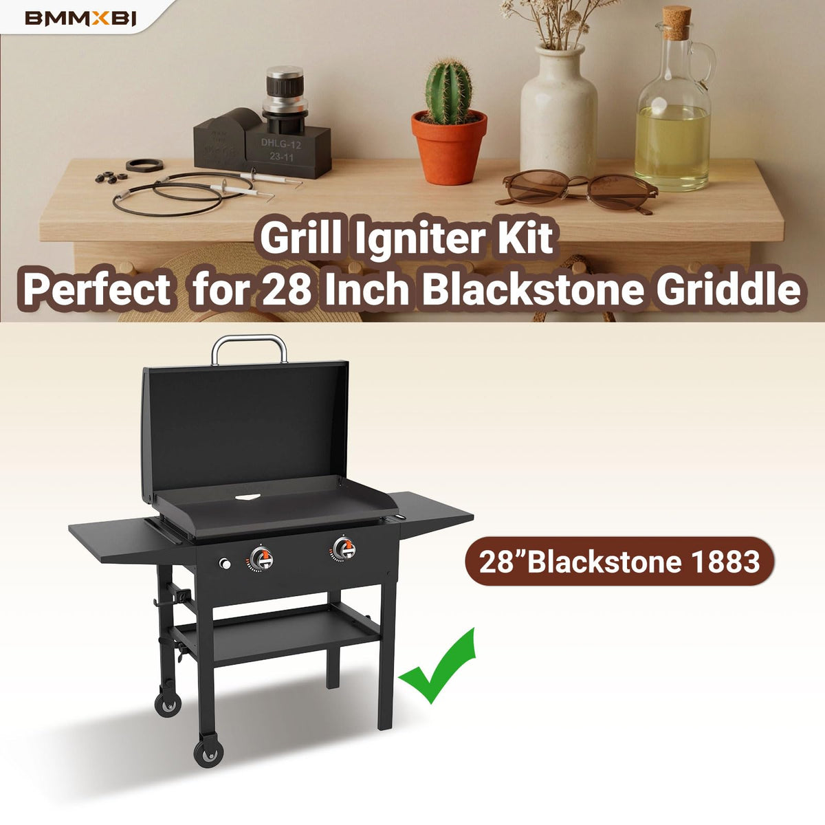 BMMXBI ceramic ignition pins 2-pack deliver stable sparks for efficient lighting.
