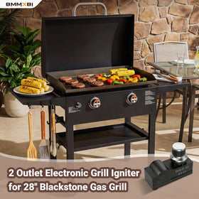BMMXBI robust ignition housing protects components during hot flames.