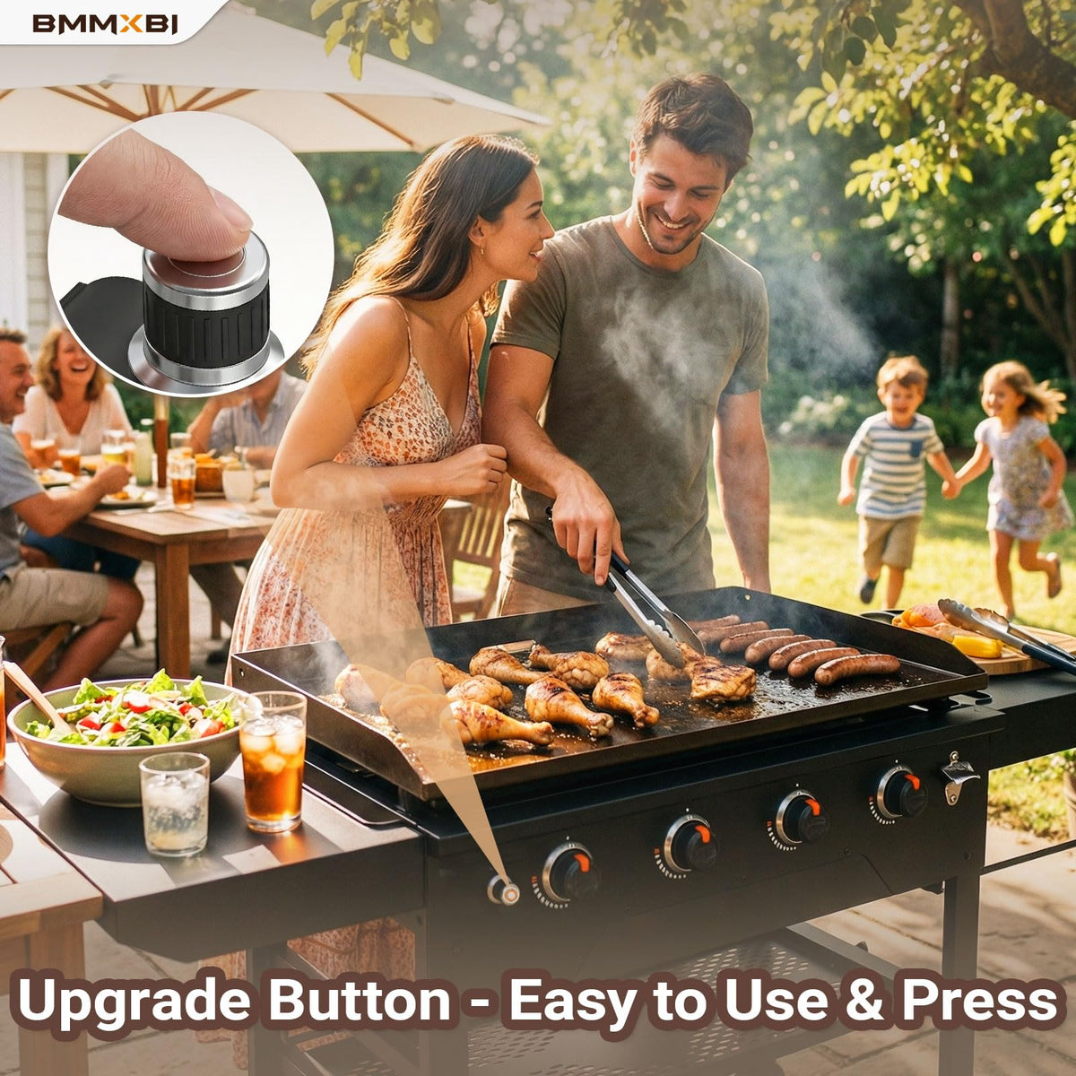 BMMXBI upgrade materials ensure durable construction for extended grill life.