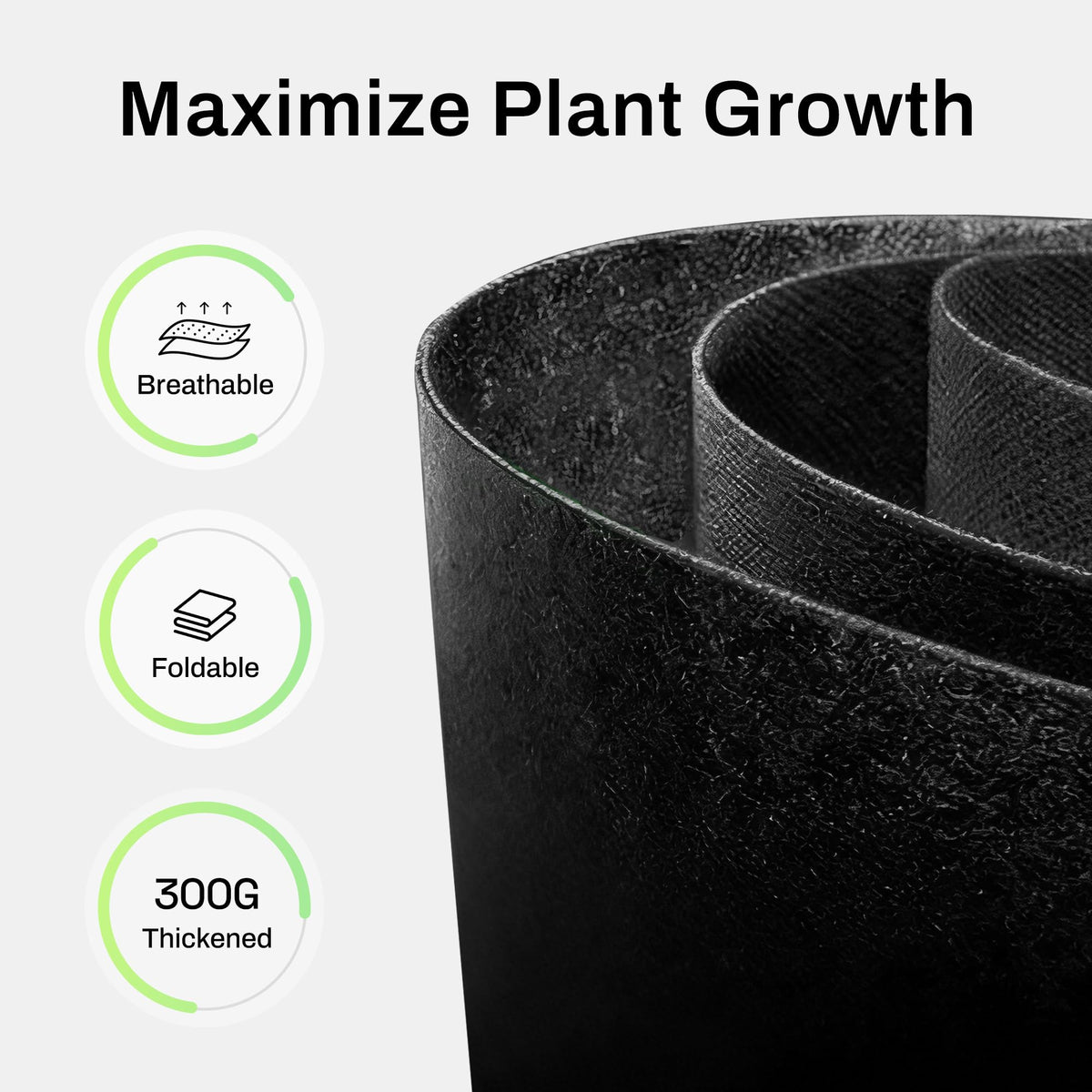 BN-LINK grow bag is reusable and easy to clean after seasons