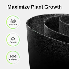 BN-LINK grow bag is reusable and easy to clean after seasons