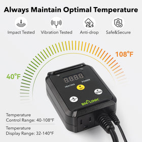 BN-LINK digital temperature probe for accurate sensing in seed germination and plant care.