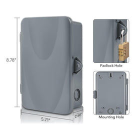 BN-LINK pool timer demonstrates Alexa compatibility for voice-activated control.