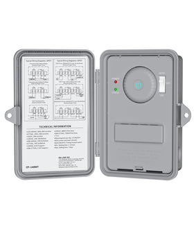BN-LINK pool pump timer outdoor box front view for reliable outdoor control.