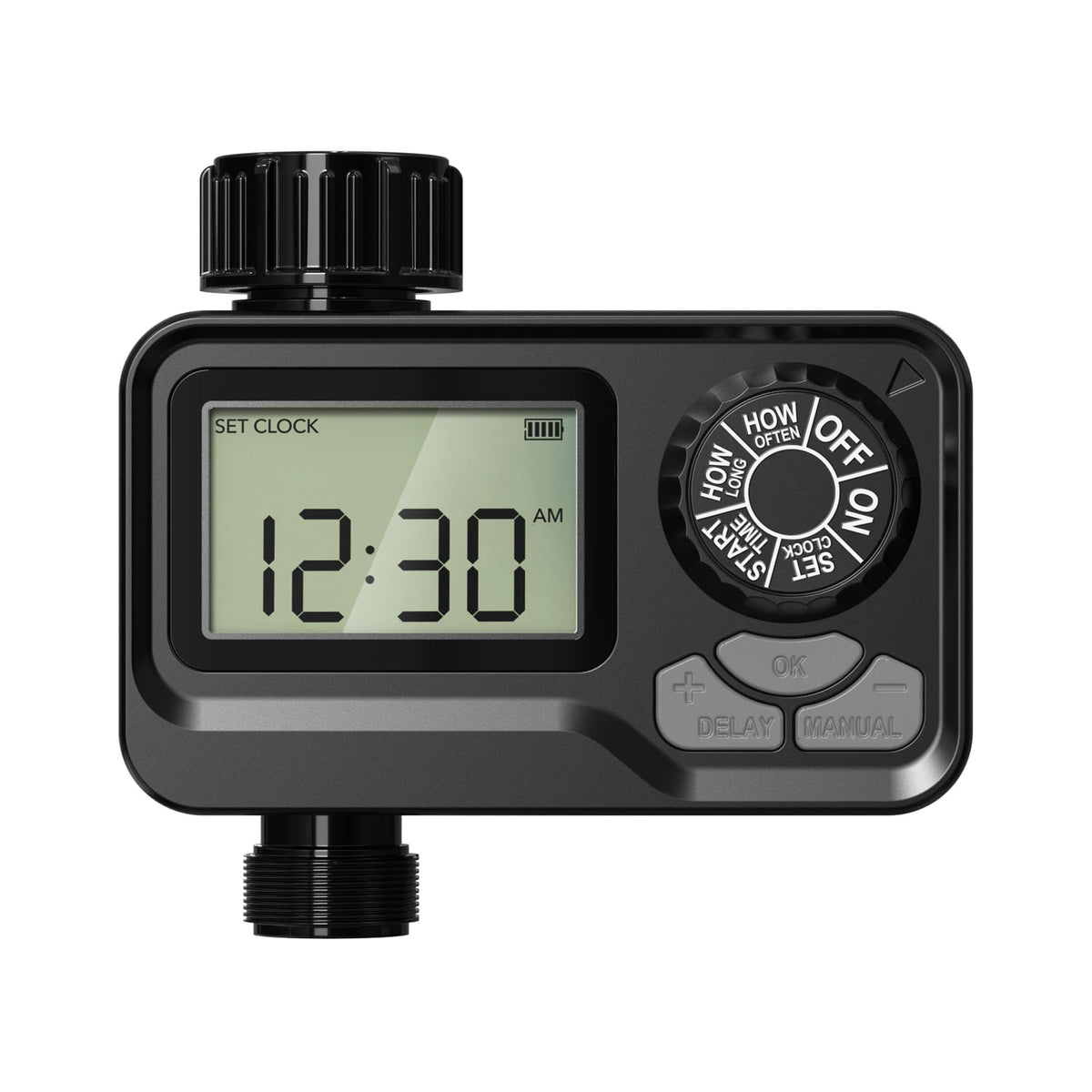 BN-LINK programmable sprinkler timer with a clear front display for simple scheduling.
